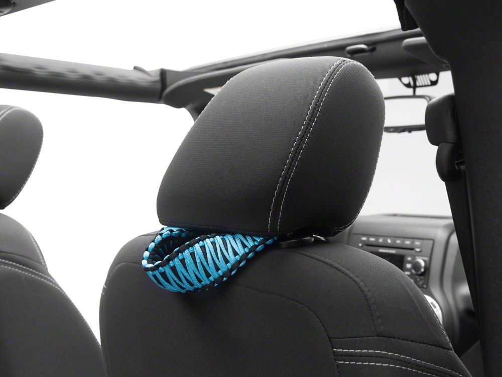 RedRock Headrest Grab Handles; Blue (07-25 Jeep Wrangler JK & JL)