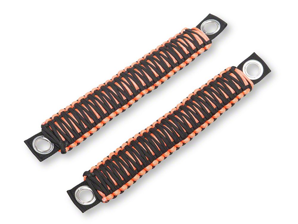 RedRock Headrest Grab Handles; Orange (07-25 Jeep Wrangler JK & JL)