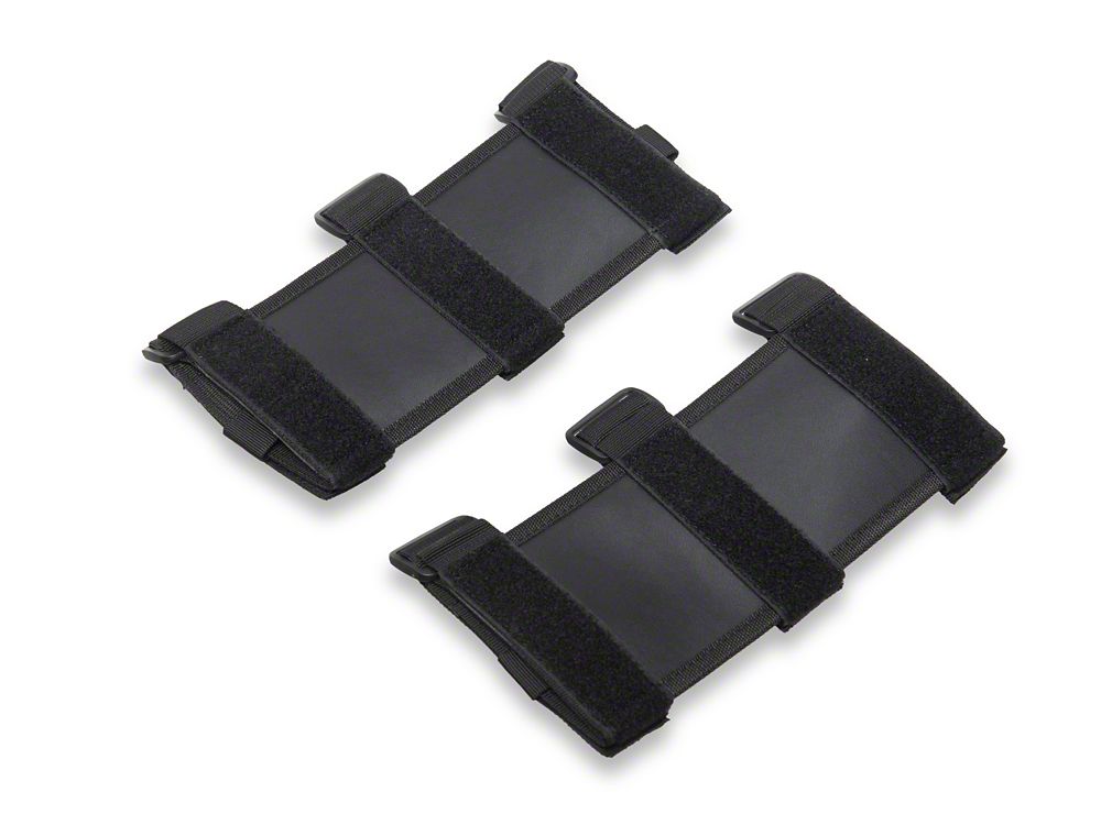 RedRock Paracord Grab Handles; Black (87-25 Jeep Wrangler YJ, TJ, JK & JL)