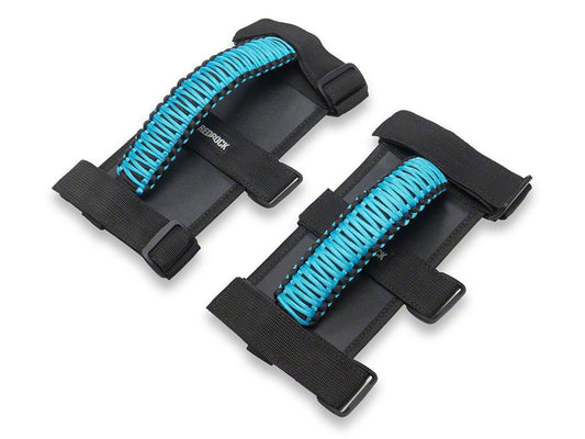 RedRock Paracord Grab Handles; Blue (87-25 Jeep Wrangler YJ, TJ, JK & JL)
