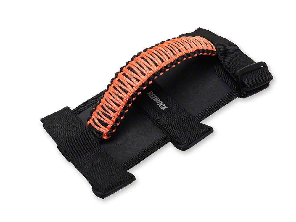 RedRock Paracord Grab Handles; Orange (87-25 Jeep Wrangler YJ, TJ, JK & JL)