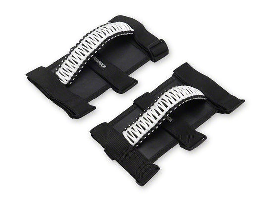 RedRock Paracord Grab Handles; White (87-25 Jeep Wrangler YJ, TJ, JK & JL)
