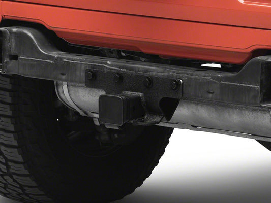 RedRock 2-Inch Receiver Hitch with Rubber Hitch Cover (07-25 Jeep Wrangler JK & JL)
