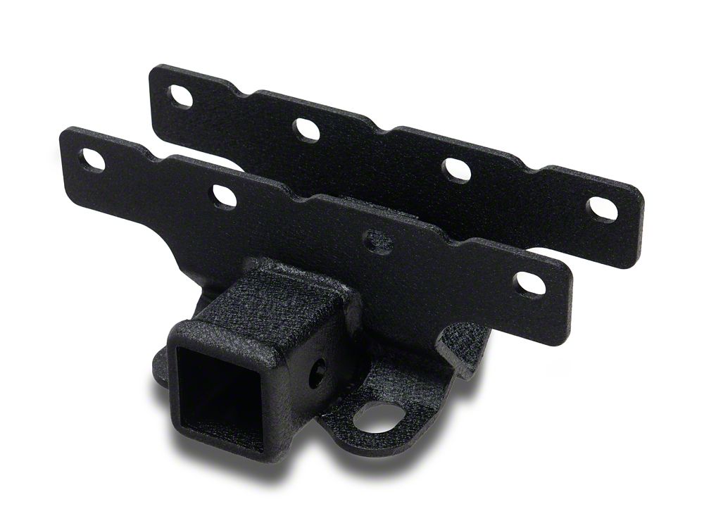 RedRock 2-Inch Receiver Hitch with Rubber Hitch Cover (07-25 Jeep Wrangler JK & JL)