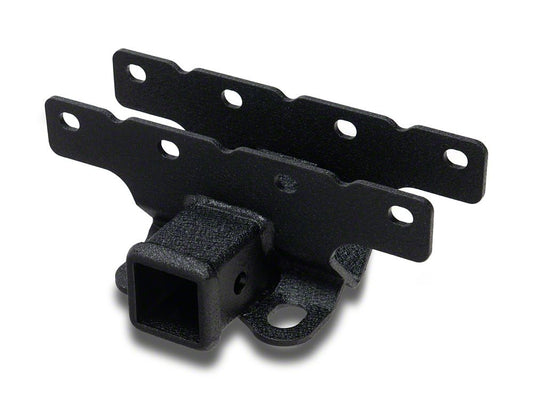 RedRock 2-Inch Receiver Hitch with Rubber Hitch Cover (07-25 Jeep Wrangler JK & JL)