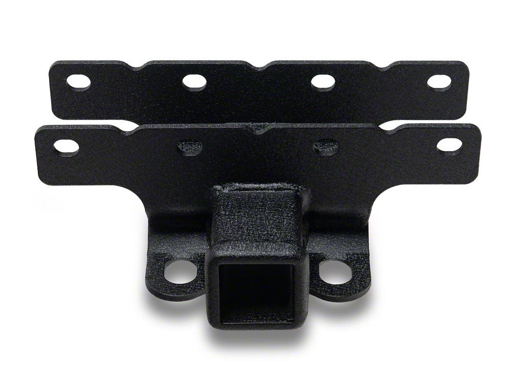RedRock 2-Inch Receiver Hitch with Rubber Hitch Cover (07-25 Jeep Wrangler JK & JL)