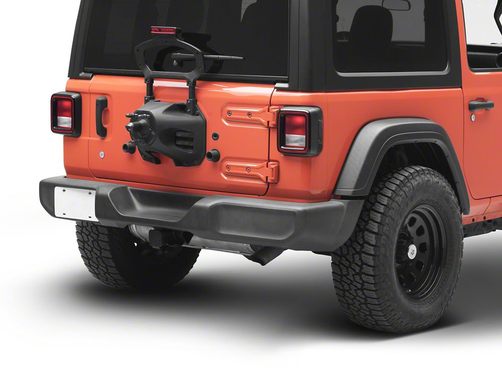 RedRock 2-Inch Receiver Hitch with Rubber Hitch Cover (07-25 Jeep Wrangler JK & JL)