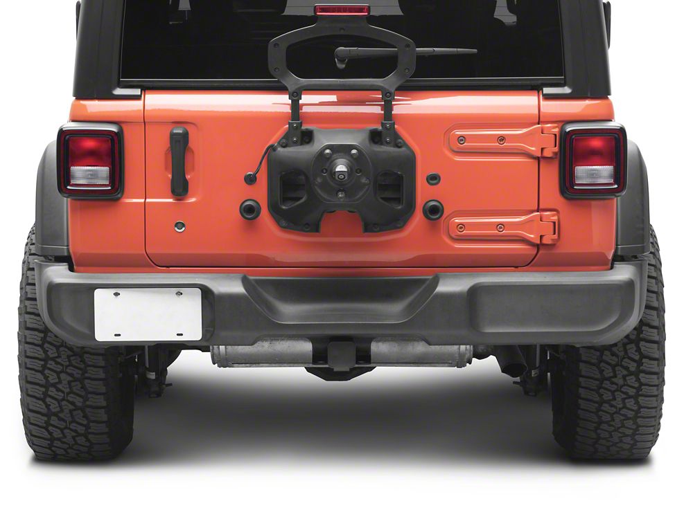 RedRock 2-Inch Receiver Hitch with Rubber Hitch Cover (07-25 Jeep Wrangler JK & JL)