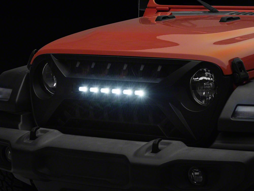 RedRock Armor Grille with LED Off-Road Lighting (18-25 Jeep Wrangler JL)