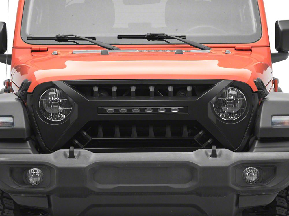 RedRock Armor Grille with LED Off-Road Lighting (18-25 Jeep Wrangler JL)