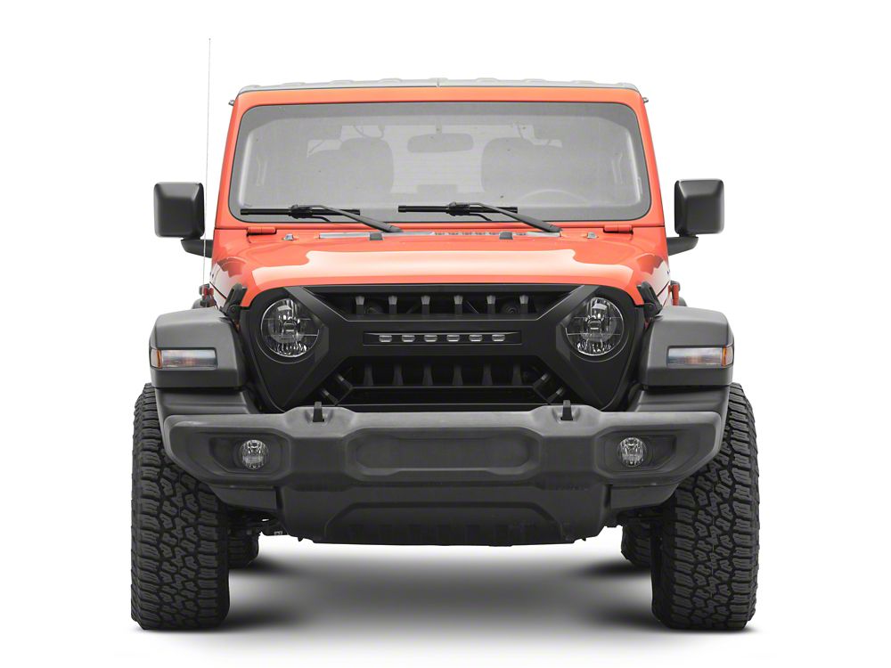 RedRock Armor Grille with LED Off-Road Lighting (18-25 Jeep Wrangler JL)