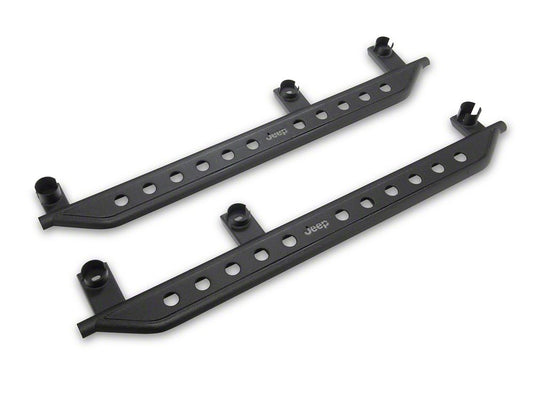 Jeep Licensed by RedRock Tubular Rock Sliders (18-26 Jeep Wrangler JL 4-Door)