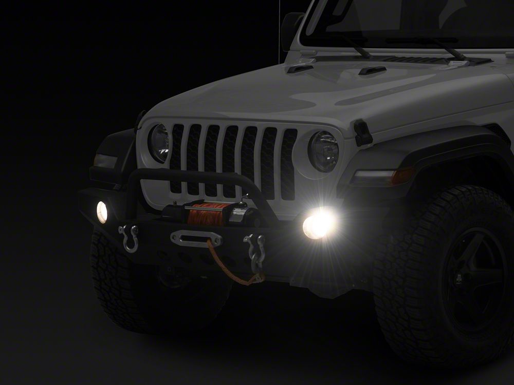 RedRock Full Width Winch Front Bumper with Halogen Fog Lights (20-25 Jeep Gladiator JT)