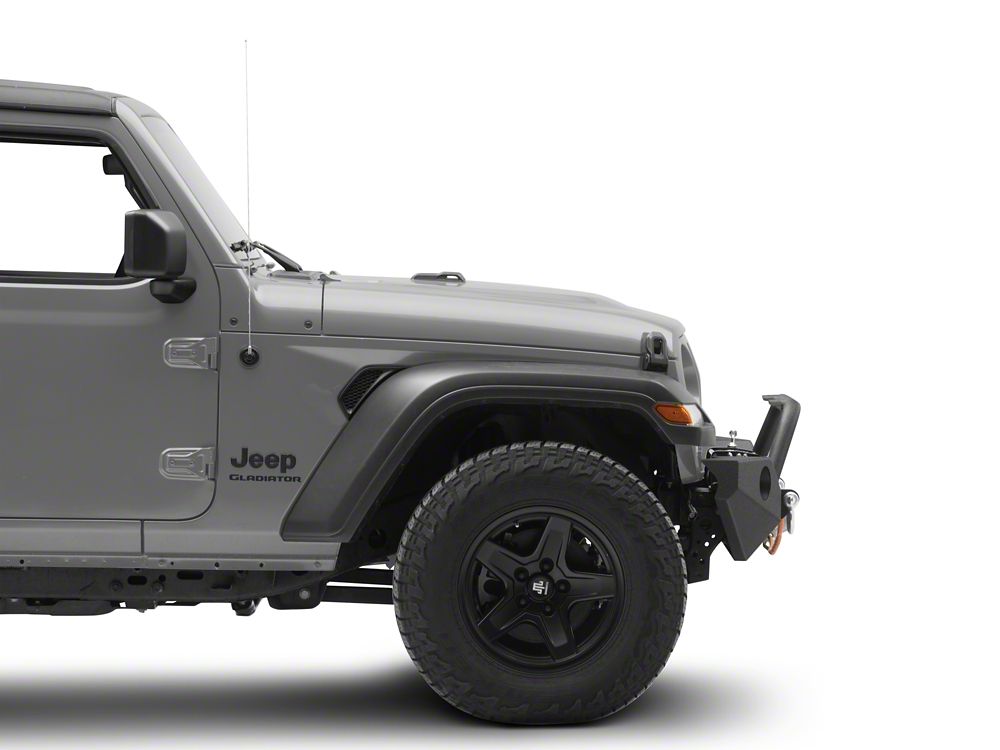 RedRock Full Width Winch Front Bumper with Halogen Fog Lights (20-25 Jeep Gladiator JT)