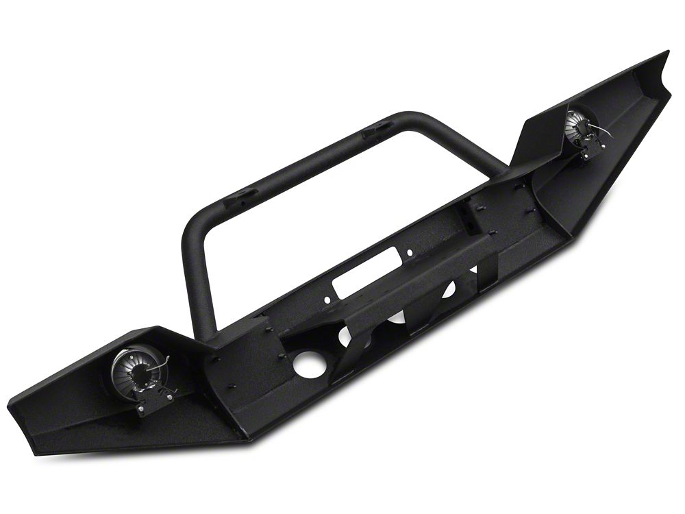 RedRock Full Width Winch Front Bumper with Halogen Fog Lights (20-25 Jeep Gladiator JT)