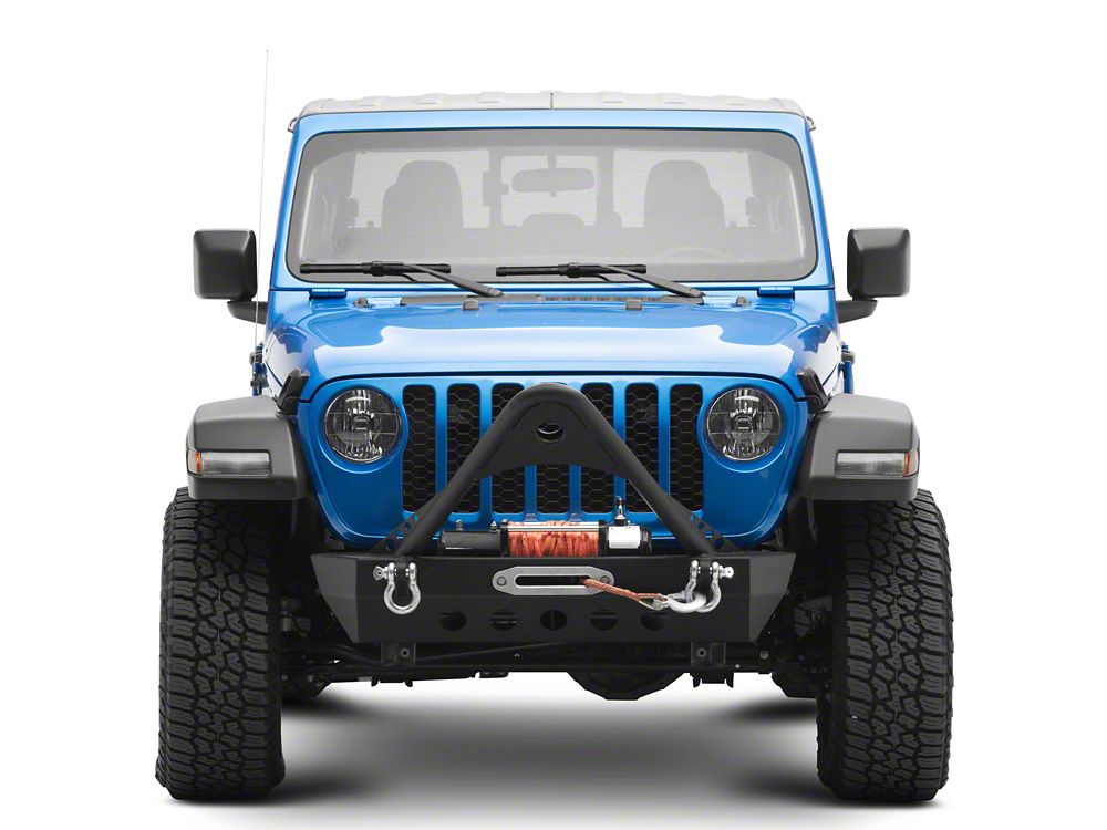 RedRock Mid-Width Winch Front Bumper with Stinger (20-25 Jeep Gladiator JT)