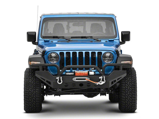 RedRock Rock Crawler Full Width Winch Front Bumper (20-25 Jeep Gladiator JT)