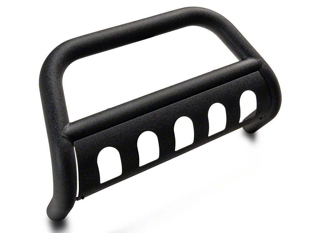 RedRock 3-Inch Bull Bar with Skid Plate; Textured Black (20-25 Jeep Gladiator JT, Excluding Mojave)