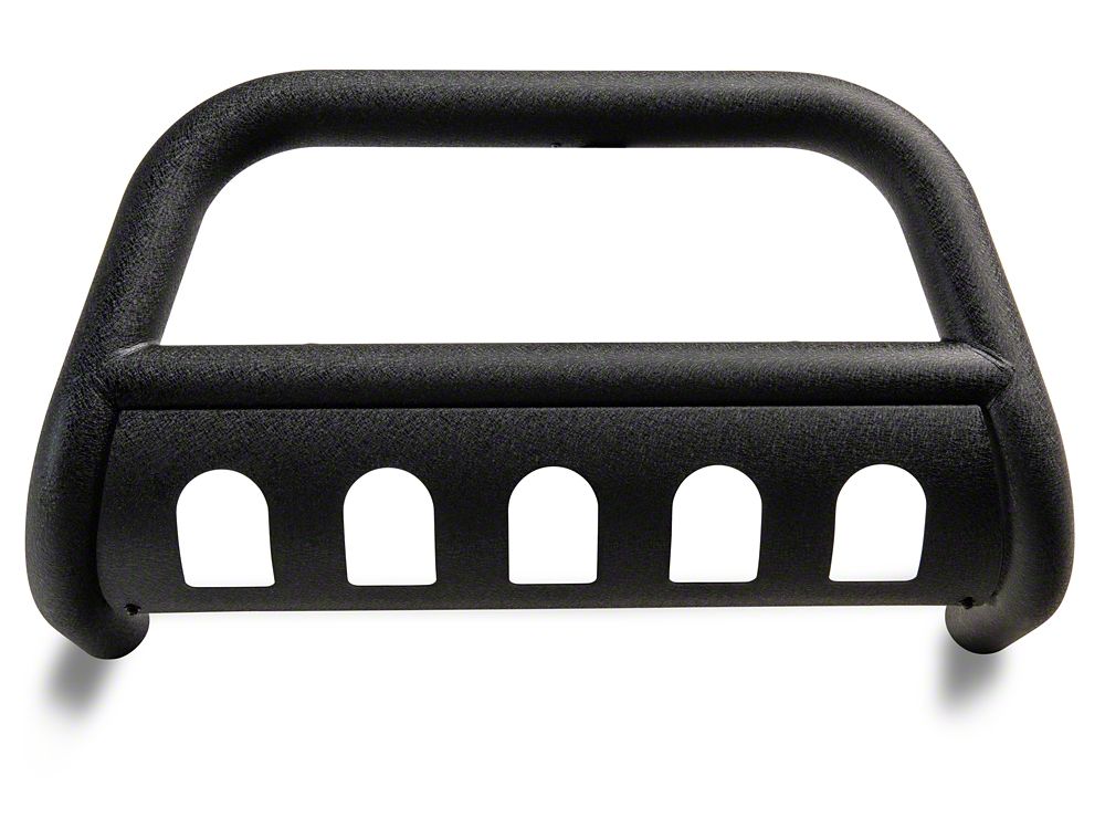 RedRock 3-Inch Bull Bar with Skid Plate; Textured Black (20-25 Jeep Gladiator JT, Excluding Mojave)