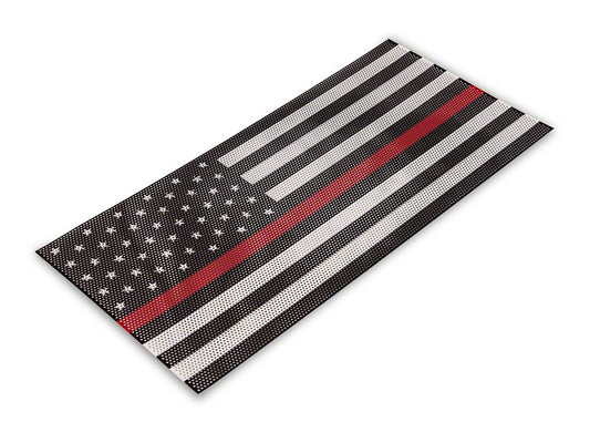 RedRock Grille Insert; Red Line (20-25 Jeep Gladiator JT w/o TrailCam)