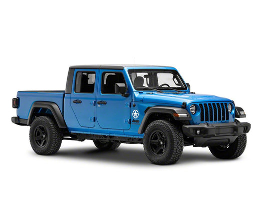 RedRock 6-Inch Star Vinyl Decal; White (Universal; Some Adaptation May Be Required)