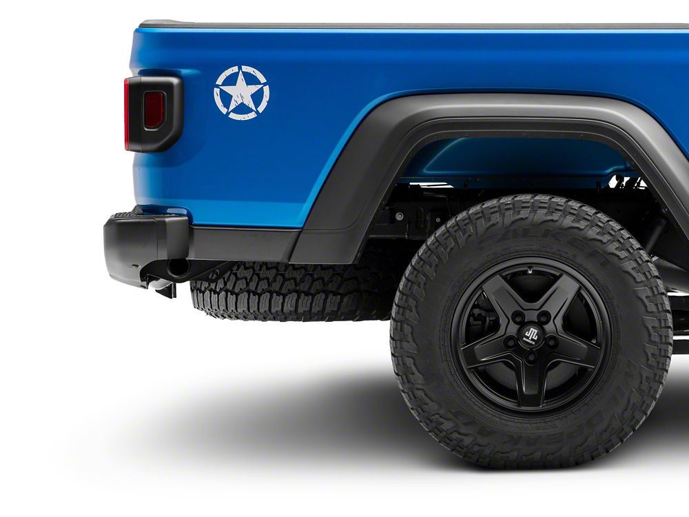RedRock 6-Inch Star Vinyl Decal; White (Universal; Some Adaptation May Be Required)