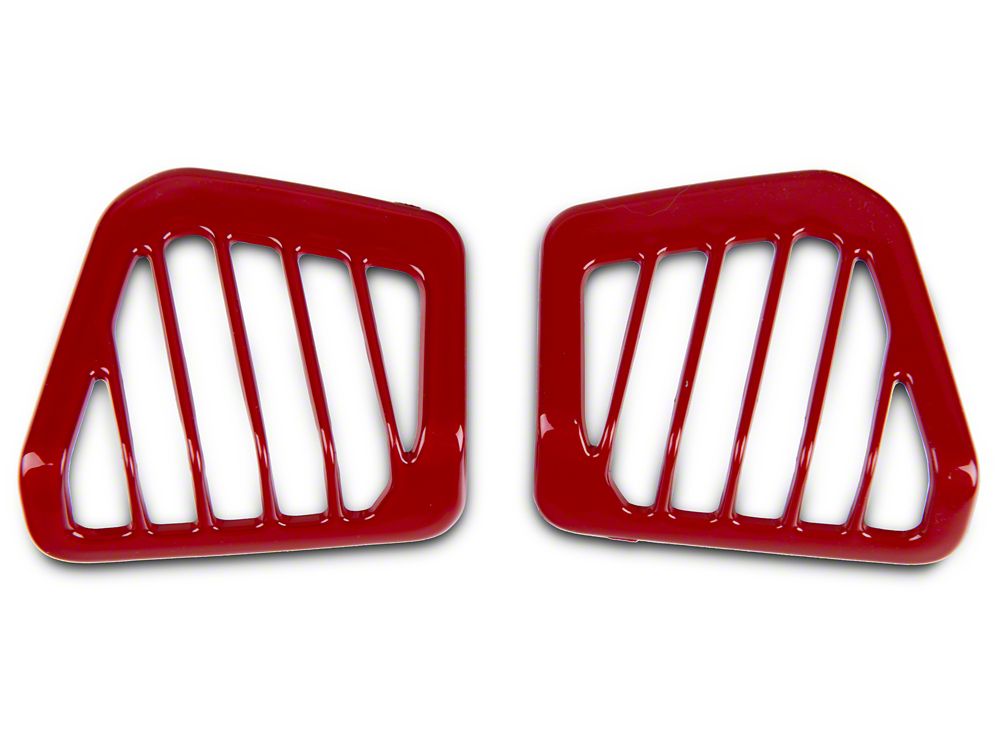 RedRock Air Vent Trim; Red (20-25 Jeep Gladiator JT)
