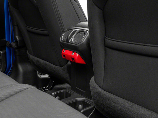 RedRock Switch Panel Trim; Red (20-25 Jeep Gladiator JT)