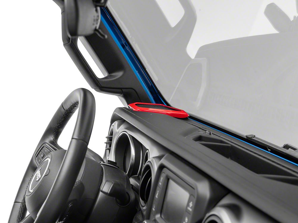 RedRock Pillar and Roof Speaker Trim; Red (20-23 Jeep Gladiator JT)