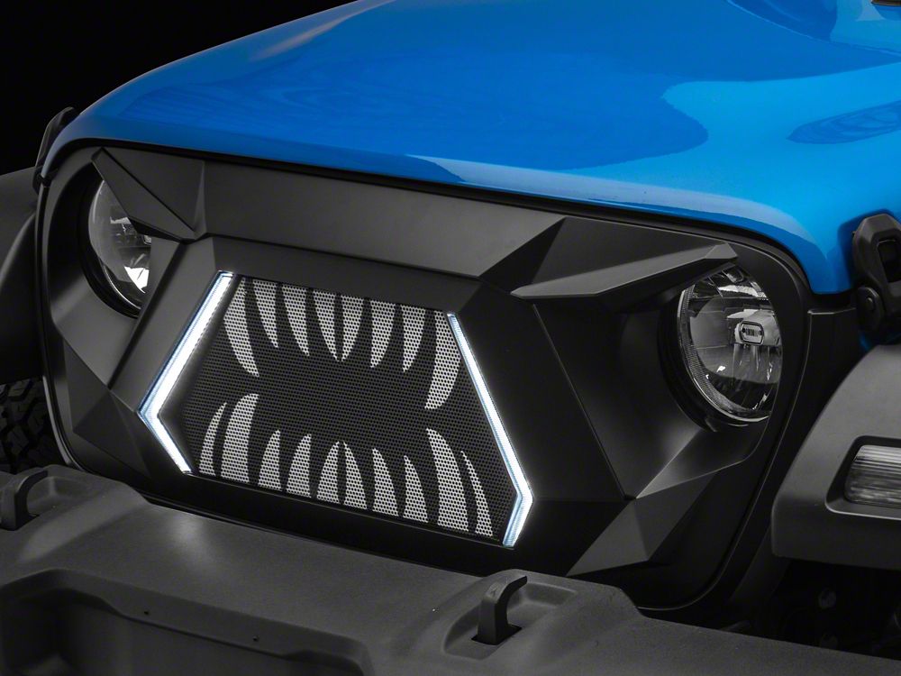 RedRock Open Wide Grille with LED DRL (20-25 Jeep Gladiator JT w/o TrailCam)
