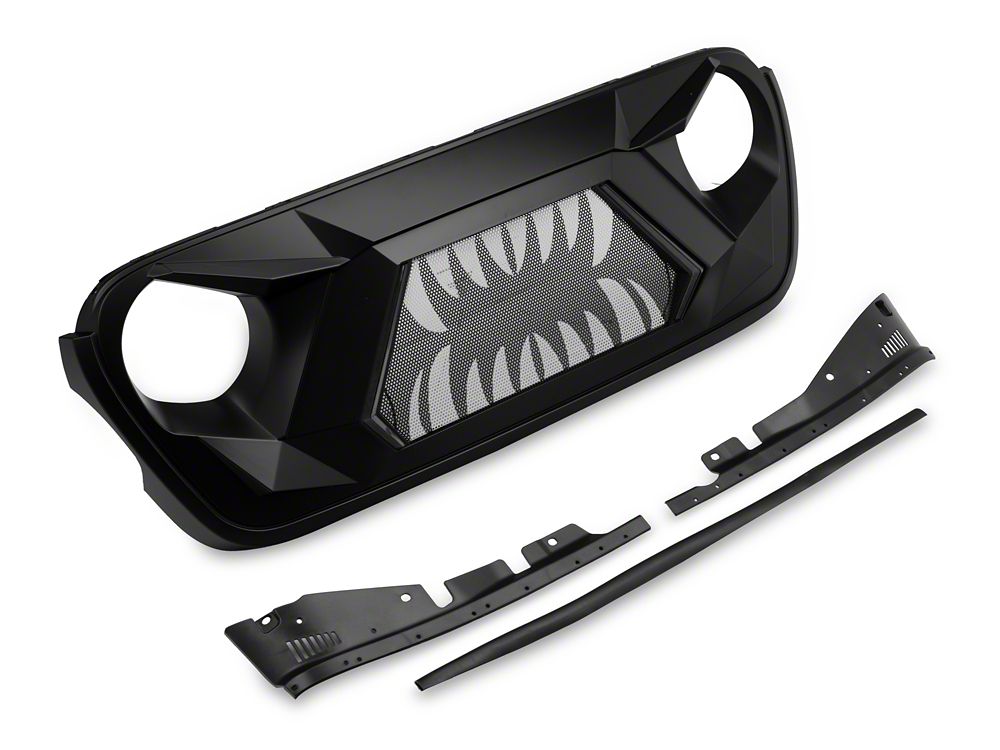 RedRock Open Wide Grille with LED DRL (20-25 Jeep Gladiator JT w/o TrailCam)