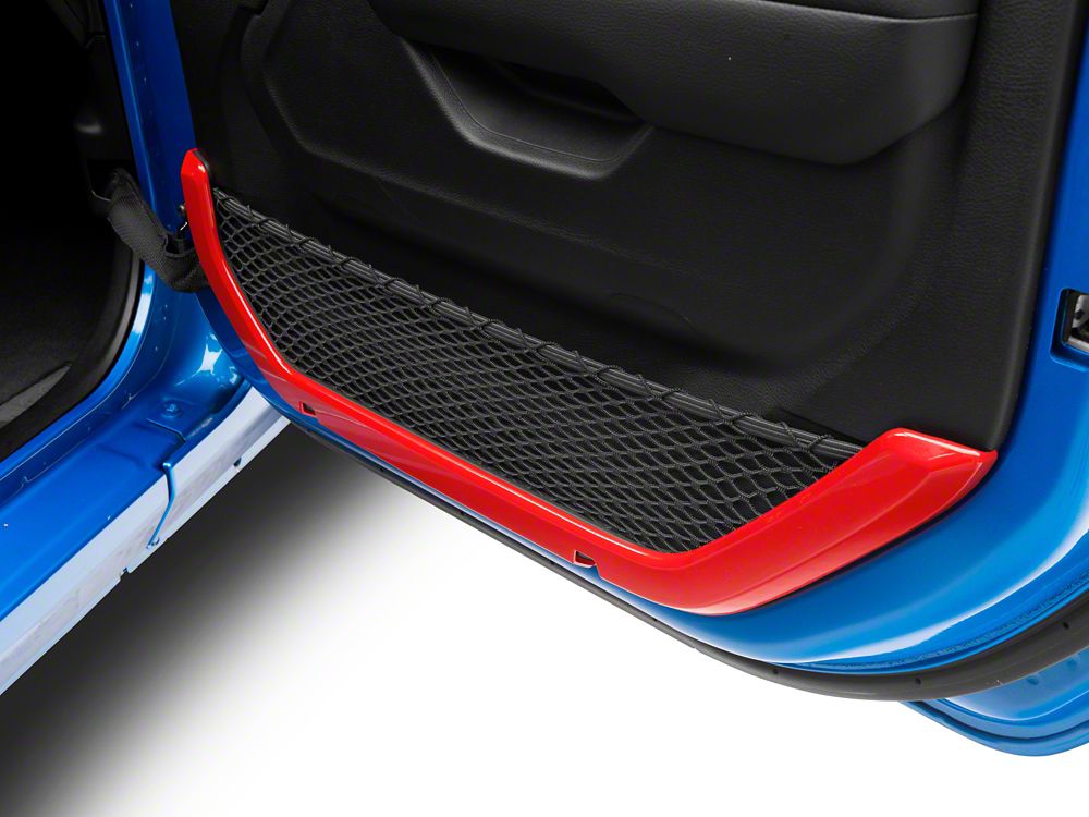 RedRock Door Storage Net Trim; Red (20-25 Jeep Gladiator JT)