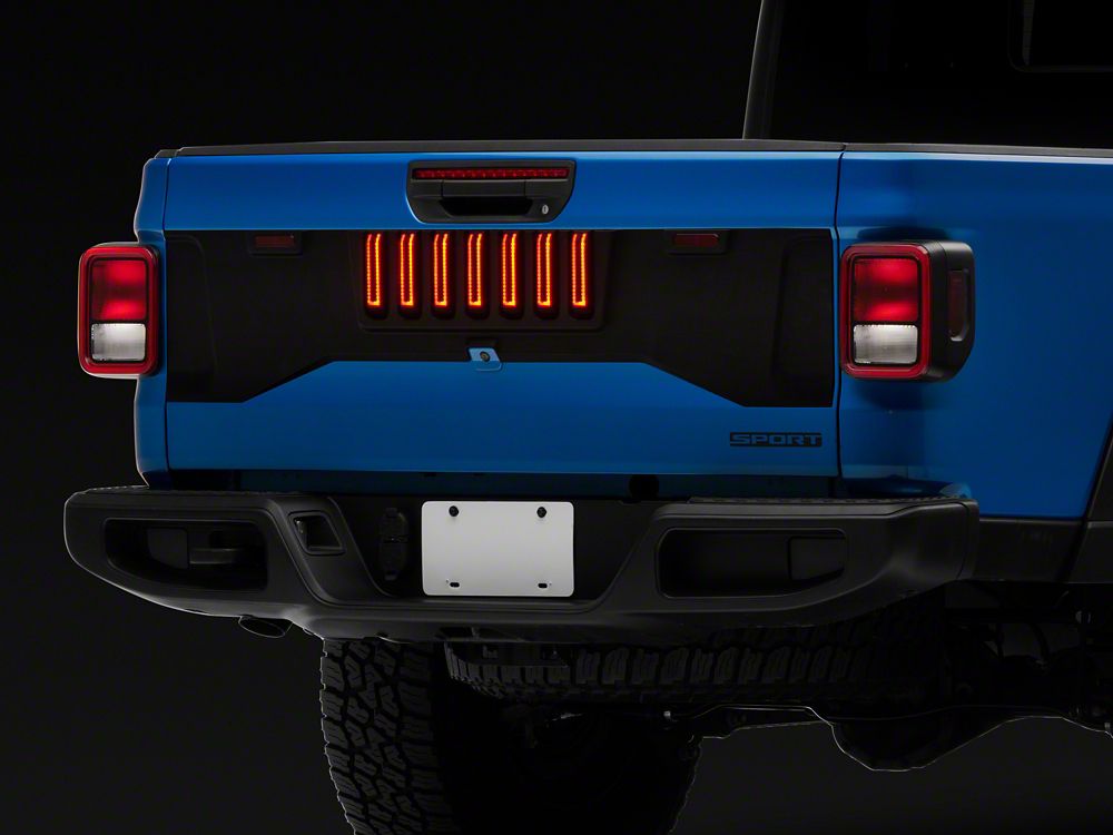 RedRock Tailgate Trim Panel with LED Lighting (20-25 Jeep Gladiator JT)