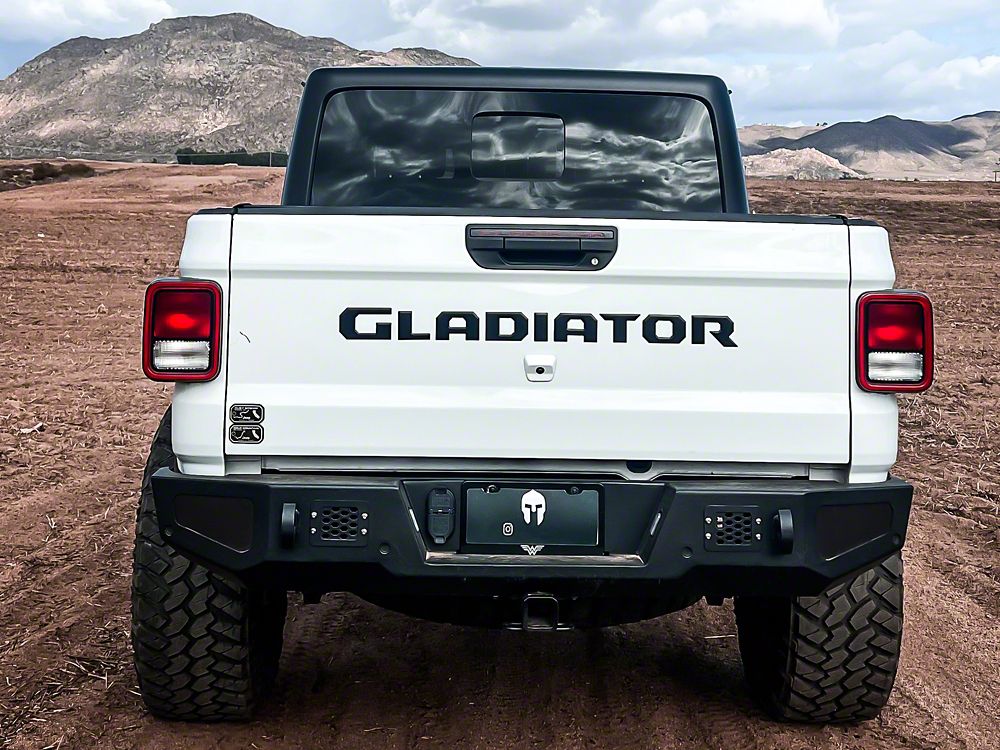Jeep Licensed by RedRock HD Rear Bumper with Jeep Logo (20-25 Jeep Gladiator JT)
