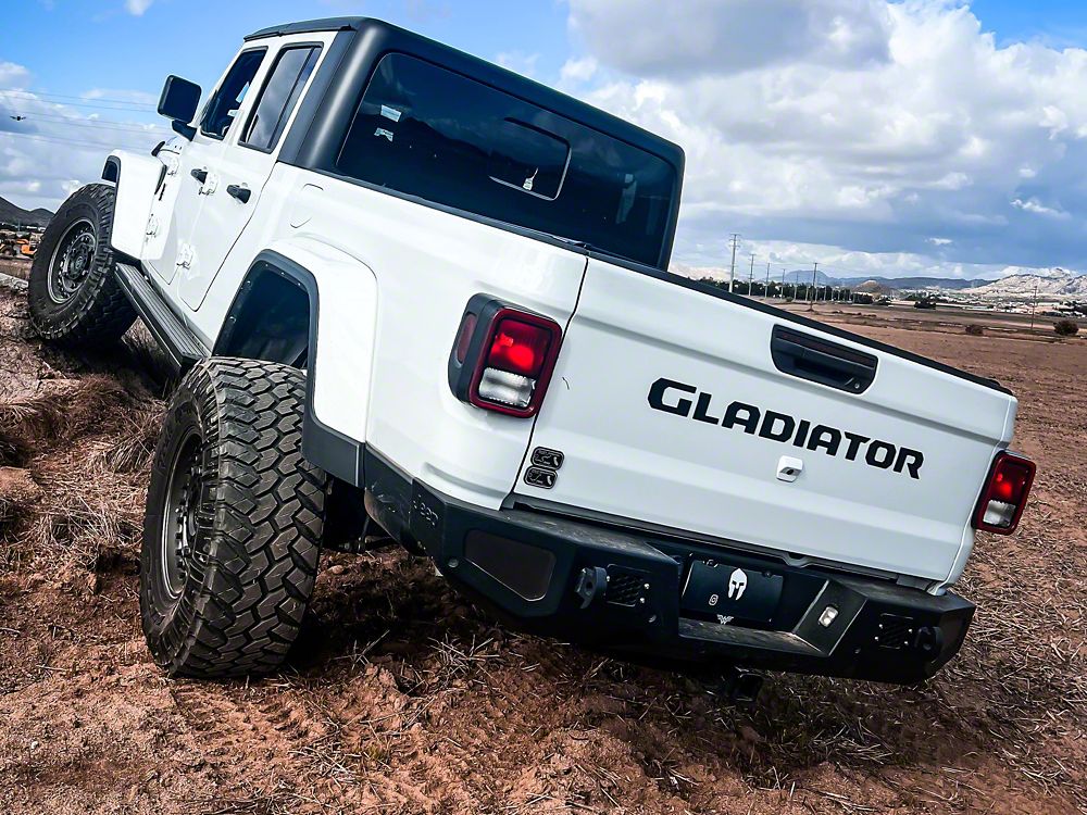 Jeep Licensed by RedRock HD Rear Bumper with Jeep Logo (20-25 Jeep Gladiator JT)