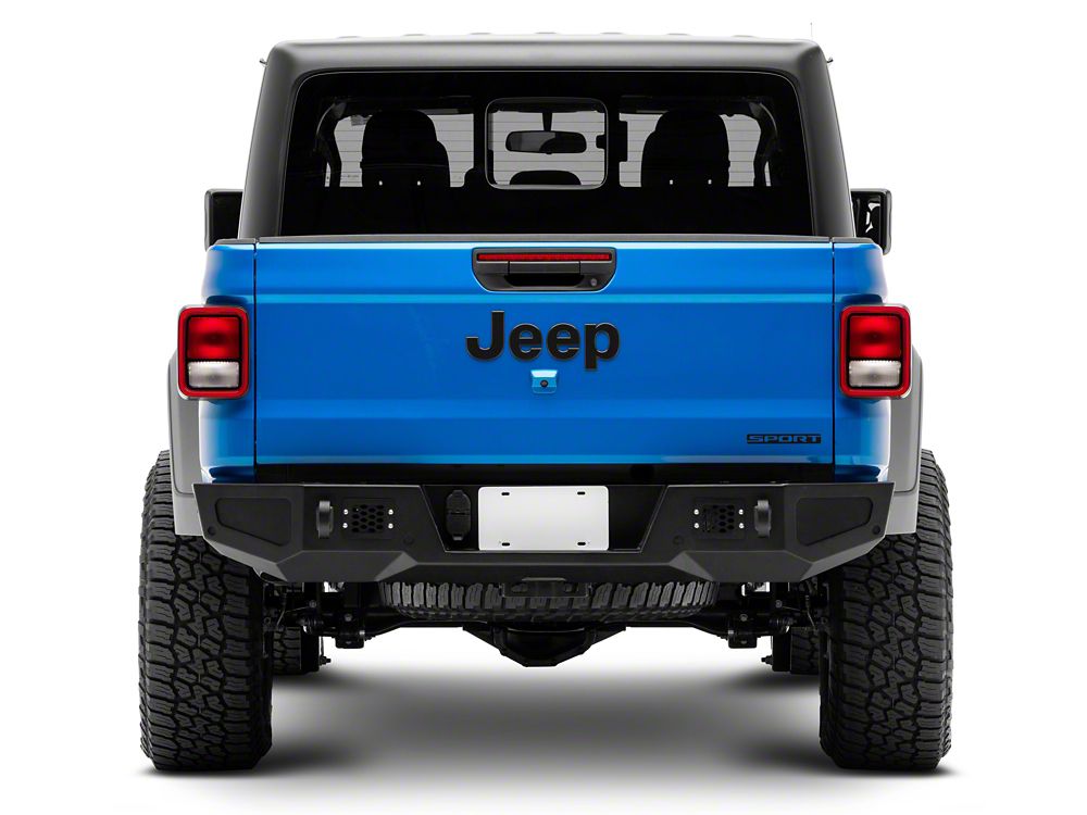 Jeep Licensed by RedRock HD Rear Bumper with Jeep Logo (20-25 Jeep Gladiator JT)