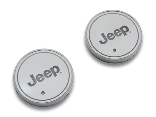 Jeep Licensed by RedRock Color Changing LED Cup Holder with Jeep Logo (20-25 Jeep Gladiator JT)