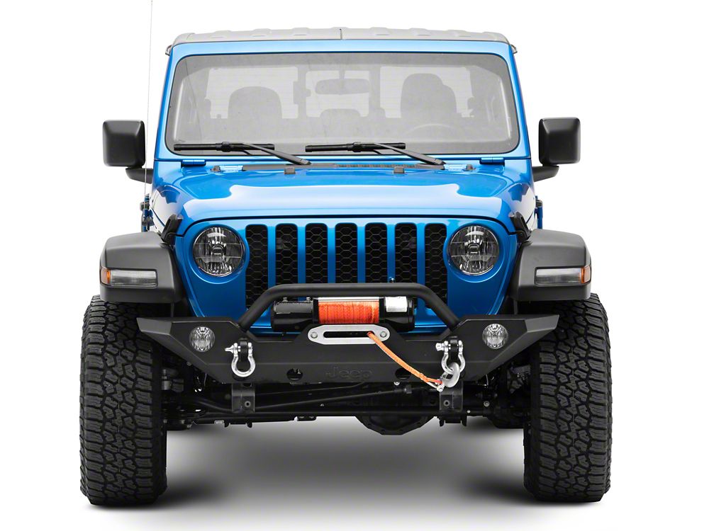 Jeep Licensed by RedRock Trail Force HD Front Bumper with Jeep Logo (20-25 Jeep Gladiator JT)