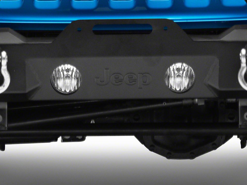 Jeep Licensed by RedRock Stubby Front Winch Bumper with Jeep Logo (20-25 Jeep Gladiator JT)