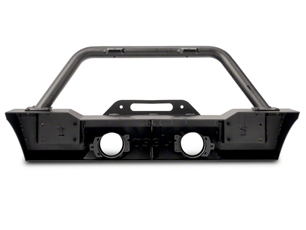 Jeep Licensed by RedRock Stubby Front Winch Bumper with Jeep Logo (20-25 Jeep Gladiator JT)