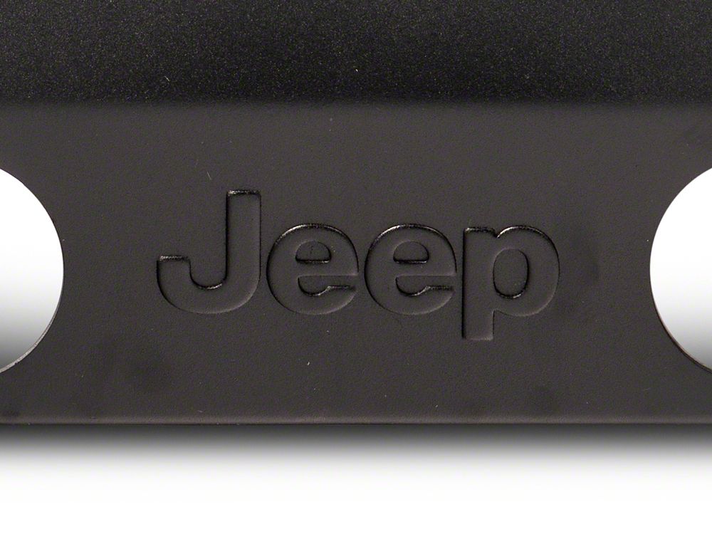 Jeep Licensed by RedRock Stubby Front Winch Bumper with Jeep Logo (20-25 Jeep Gladiator JT)