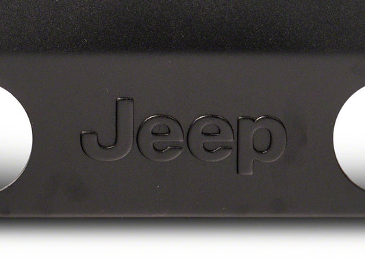 Jeep Licensed by RedRock Stubby Front Winch Bumper with Jeep Logo (20-25 Jeep Gladiator JT)