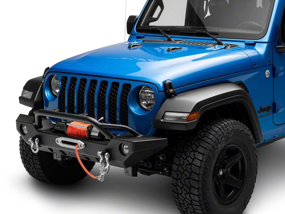 Jeep Licensed by RedRock Adventure HD Front Bumper with Jeep Logo (20-25 Jeep Gladiator JT)