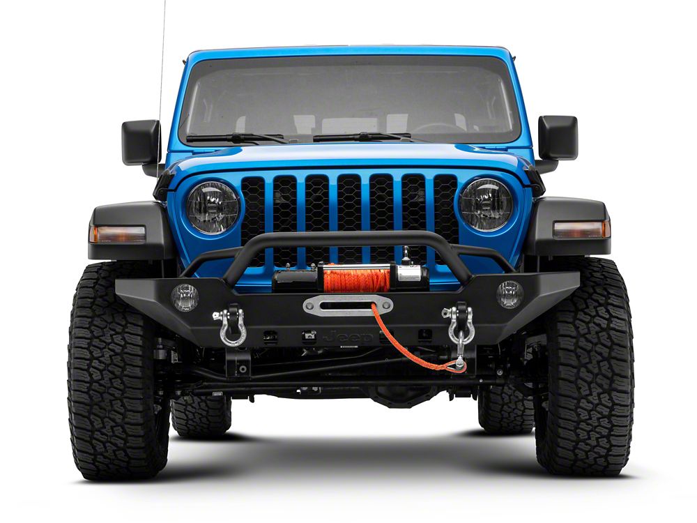 Jeep Licensed by RedRock Adventure HD Front Bumper with Jeep Logo (20-25 Jeep Gladiator JT)