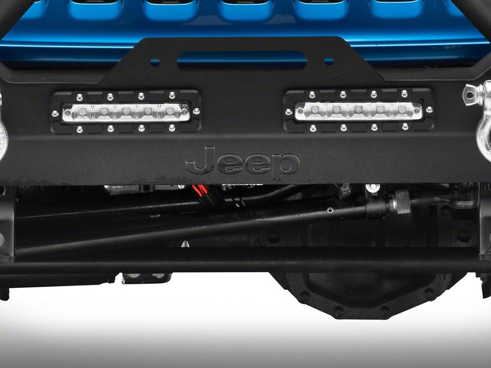 Jeep Licensed by RedRock Trail Force HD Front Bumper with LED Lights and Jeep Logo (20-25 Jeep Gladiator JT)