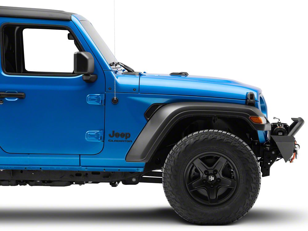 Jeep Licensed by RedRock Trail Force HD Front Bumper with LED Lights and Jeep Logo (20-25 Jeep Gladiator JT)