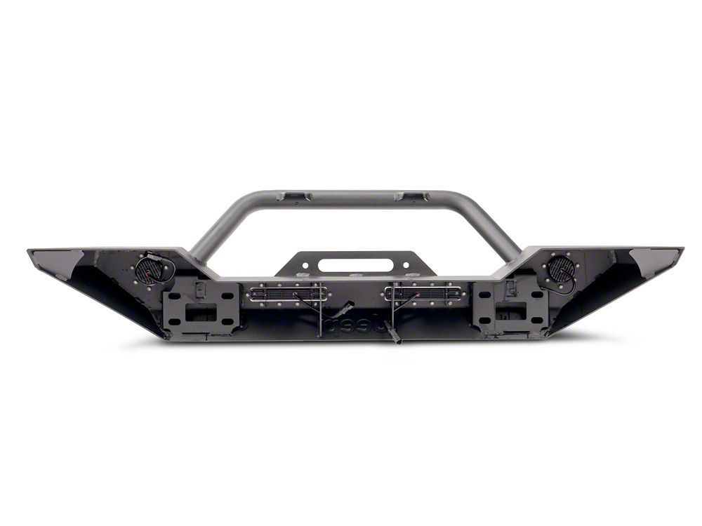 Jeep Licensed by RedRock Trail Force HD Front Bumper with LED Lights and Jeep Logo (20-25 Jeep Gladiator JT)