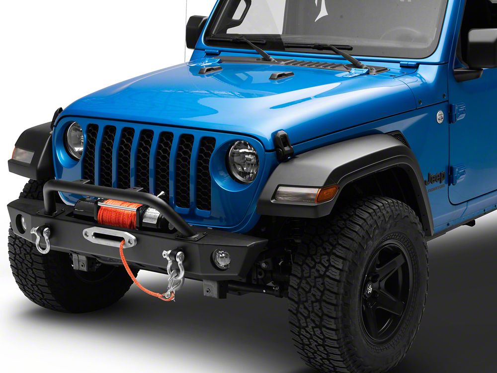 Jeep Licensed by RedRock Trekker Front Bumper with Jeep Logo (20-25 Jeep Gladiator JT)