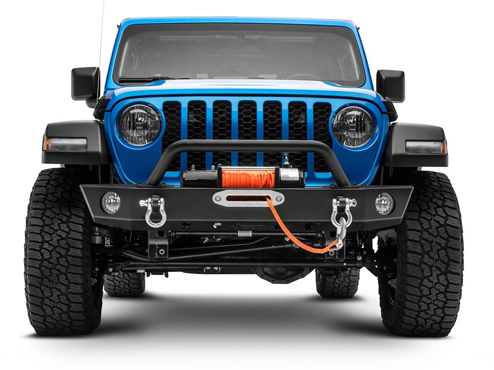 Jeep Licensed by RedRock Trekker Front Bumper with Jeep Logo (20-25 Jeep Gladiator JT)