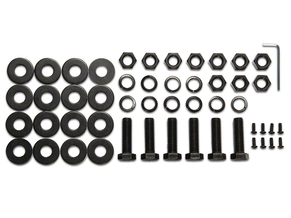 Jeep Licensed by RedRock Replacement Bumper Hardware Kit for JG19329 Only (20-25 Jeep Gladiator JT)